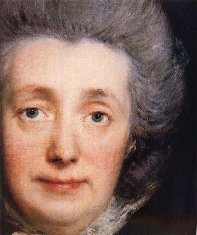 Thomas Gainsborough Detail of Portrait of artist-s Wife oil painting picture